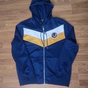 True Religion Men's Chevy Zip Up Hoodie Size XL.